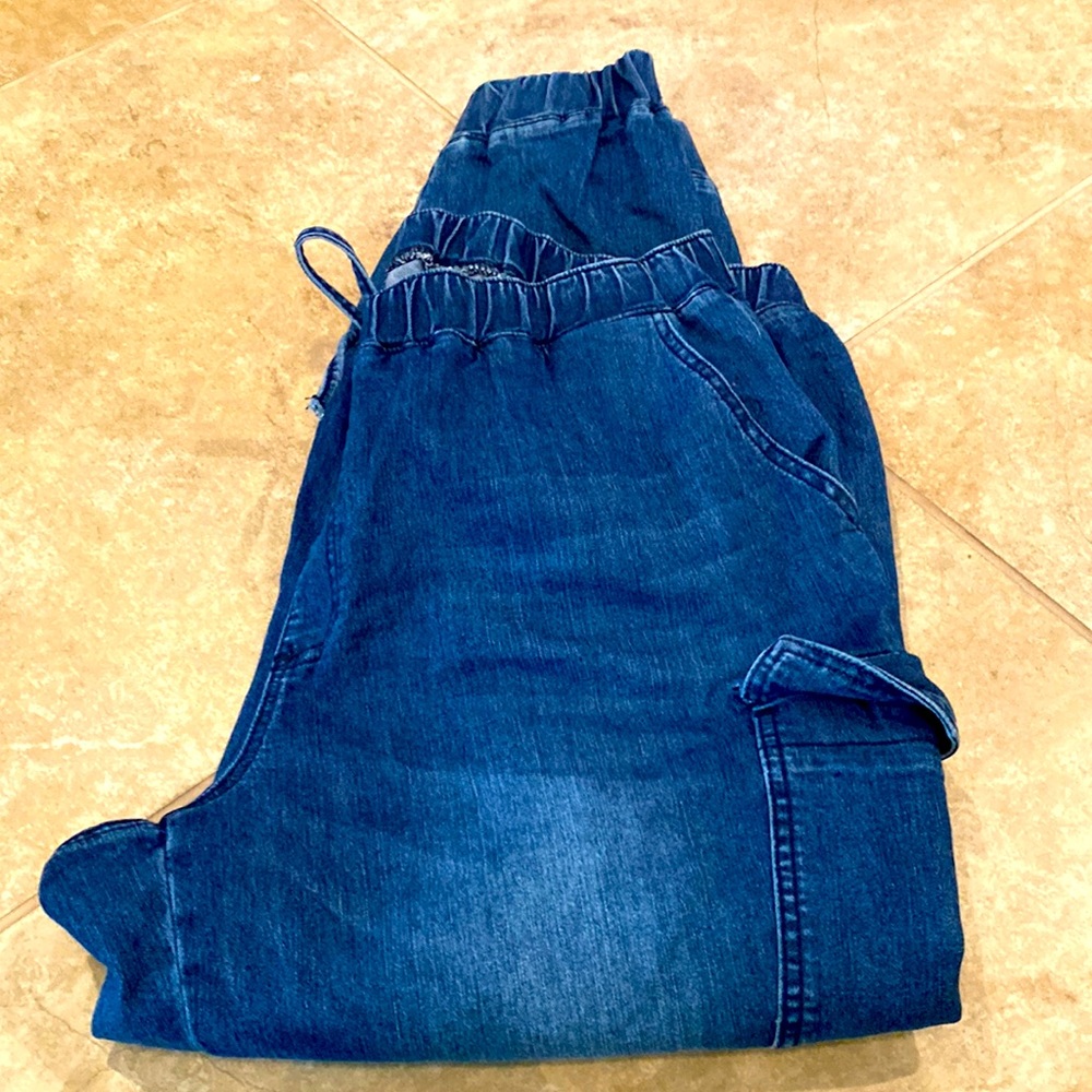 Women’s Jean Joggers Size 2X Like New